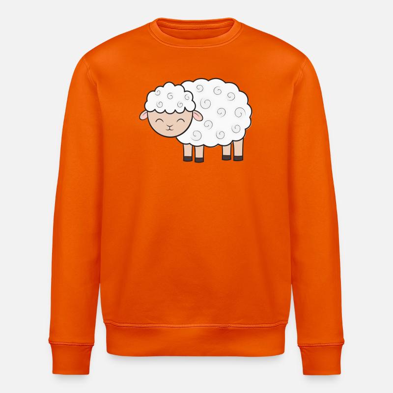 Moutons Moutons - Sweat bio ROLLER Stanley/Stella Unisexe - orange profond