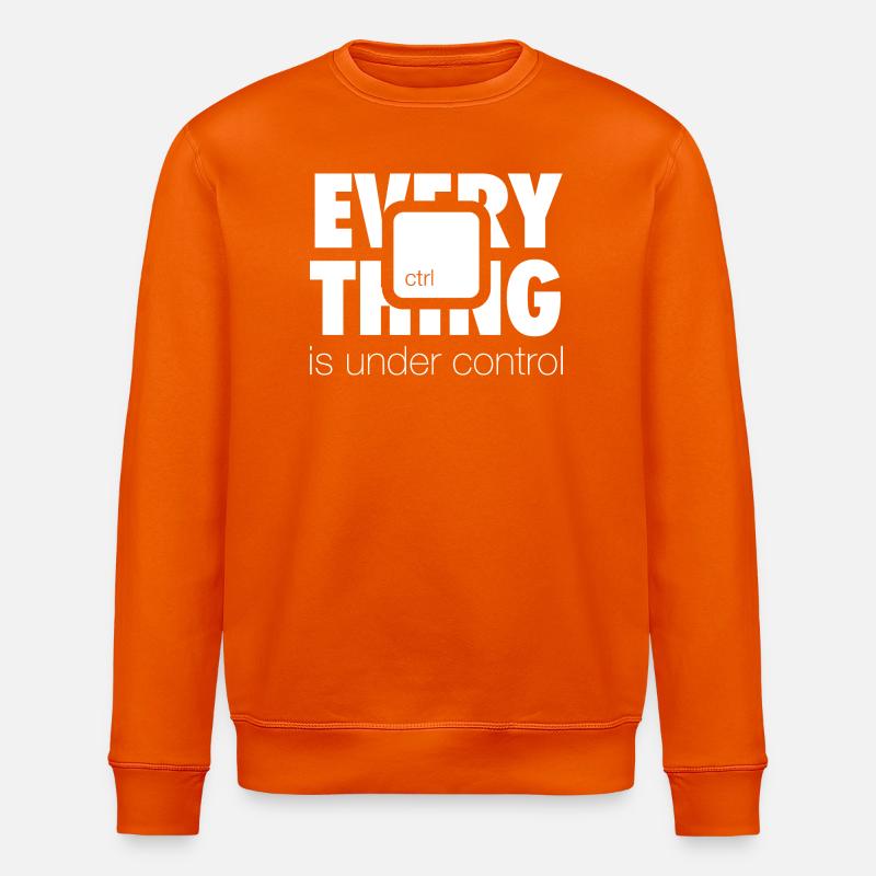 Sous ctrl (sombre) - Sweat bio ROLLER Stanley/Stella Unisexe - orange profond