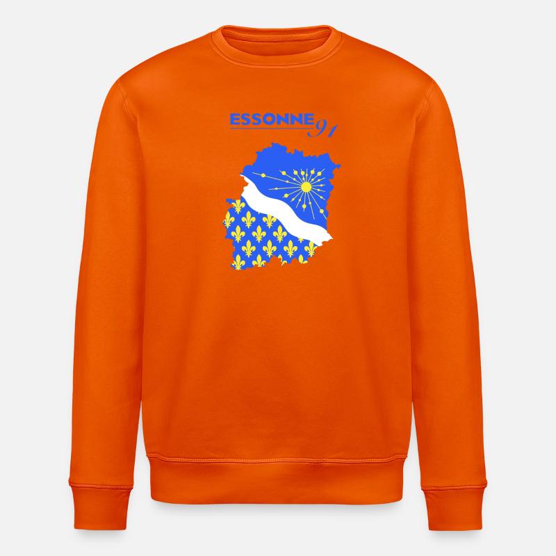 Essonne - Stanley/Stella Unisex Bio-Sweatshirt ROLLER - Tieforange