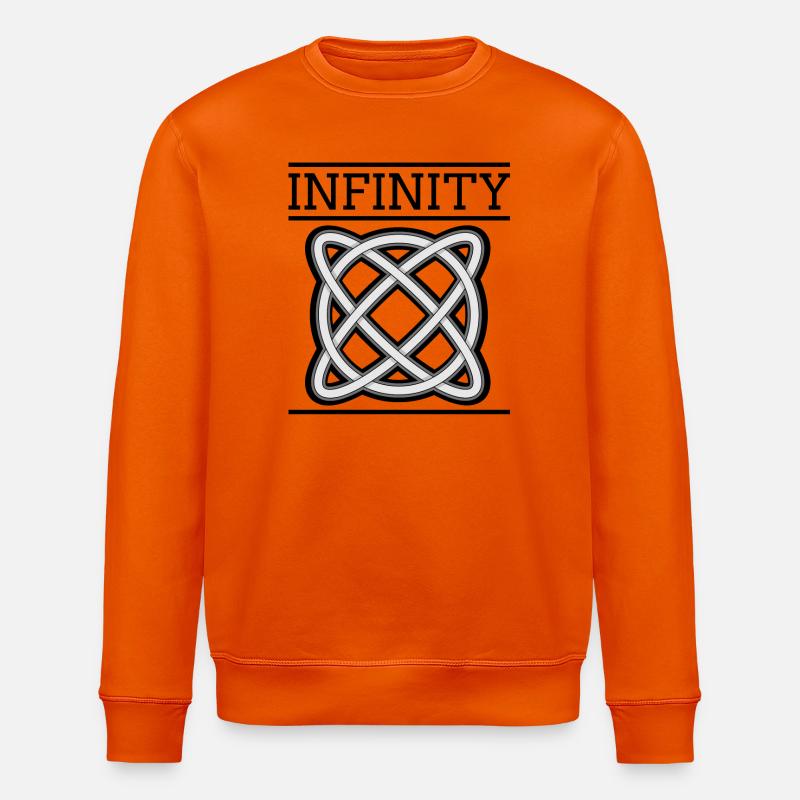 Infinity - Stanley/Stella Unisex Bio-Sweatshirt ROLLER - Tieforange