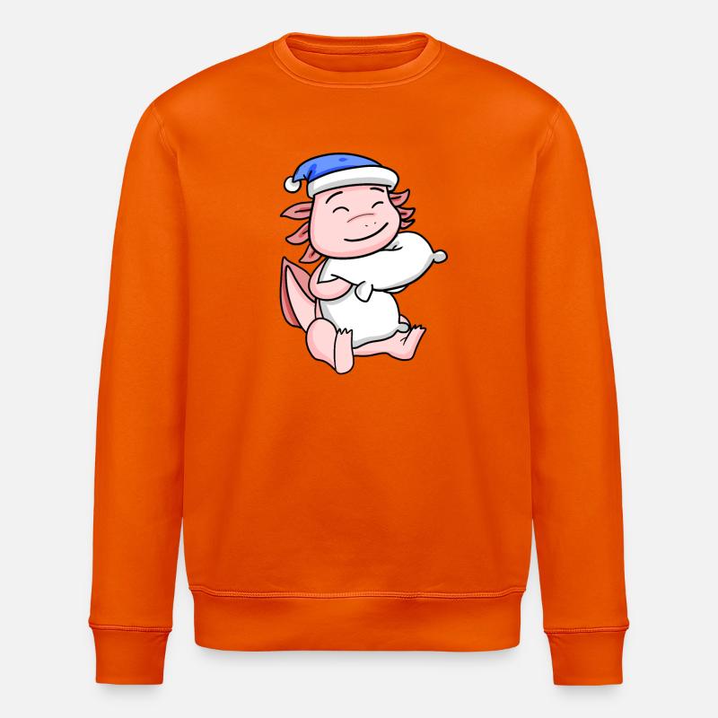 Axolotl Bébé - Sweat bio ROLLER Stanley/Stella Unisexe - orange profond