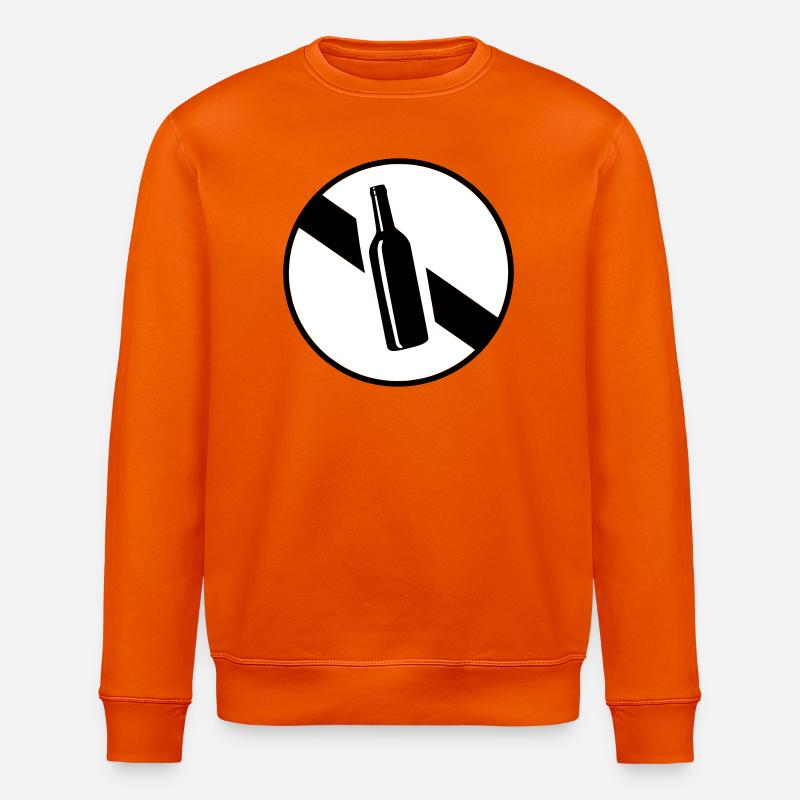 Fin d'interdiction de boire - Sweat bio ROLLER Stanley/Stella Unisexe - orange profond