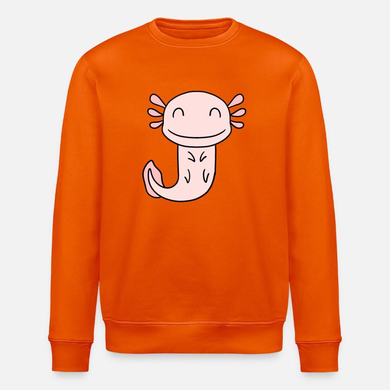 Axolotl - Sweat bio ROLLER Stanley/Stella Unisexe - orange profond