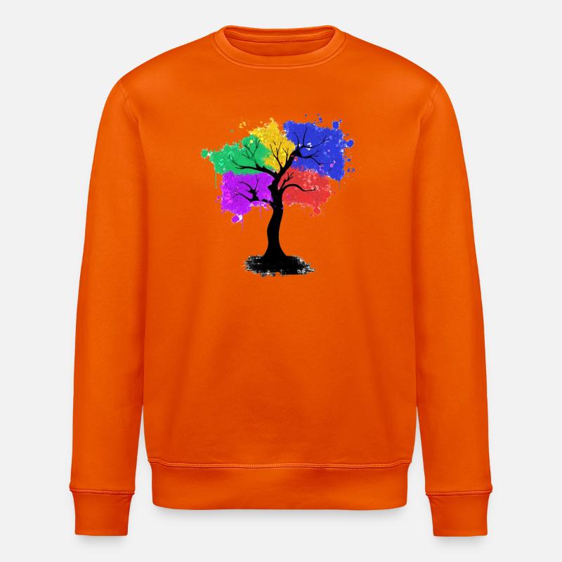 Farbbaum - Stanley/Stella Unisex Bio-Sweatshirt ROLLER - Tieforange