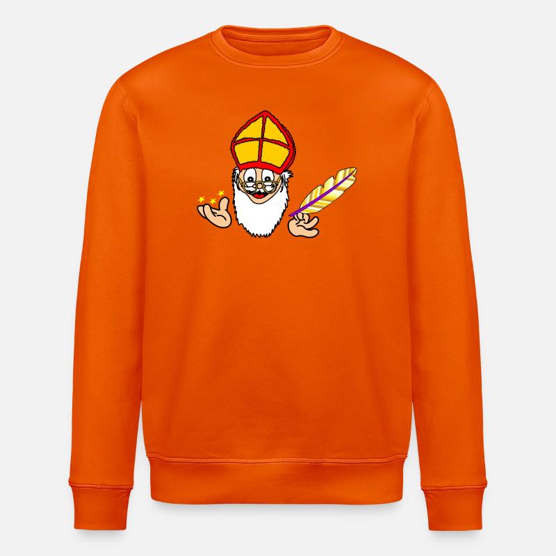 Weihnachtsmann - Stanley/Stella Unisex Bio-Sweatshirt ROLLER - Tieforange