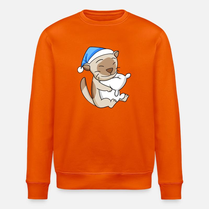 Chat Cat Race Chat Birman - Sweat bio ROLLER Stanley/Stella Unisexe - orange profond