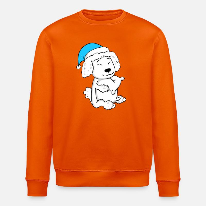 Hund Hunderasse Pudel - Stanley/Stella Unisex Bio-Sweatshirt ROLLER - Tieforange