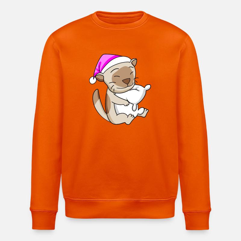 Chat Cat Race Chat Birman - Sweat bio ROLLER Stanley/Stella Unisexe - orange profond