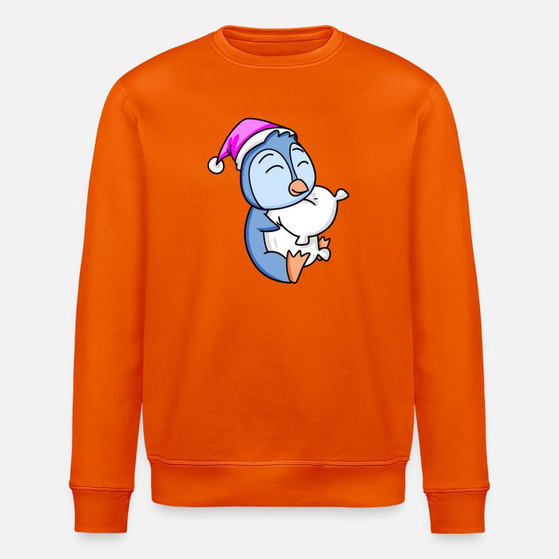Pingouin avec oreiller - Sweat bio ROLLER Stanley/Stella Unisexe - orange profond