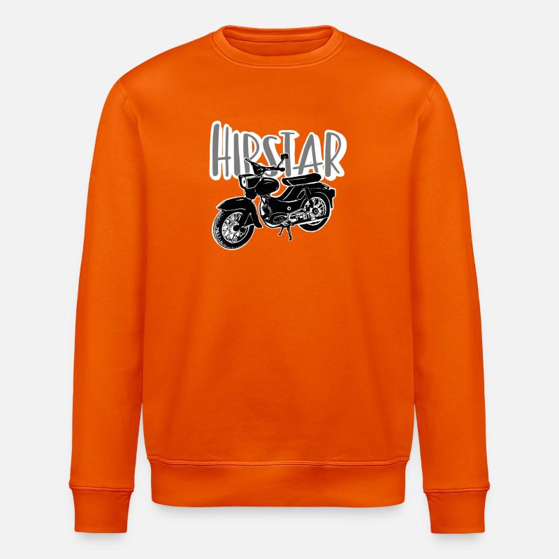 Hipstar Moped - Stanley/Stella Unisex Bio-Sweatshirt ROLLER - Tieforange