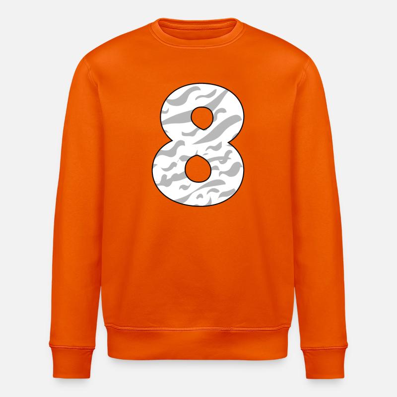 8 - Stanley/Stella Unisex Bio-Sweatshirt ROLLER - Tieforange