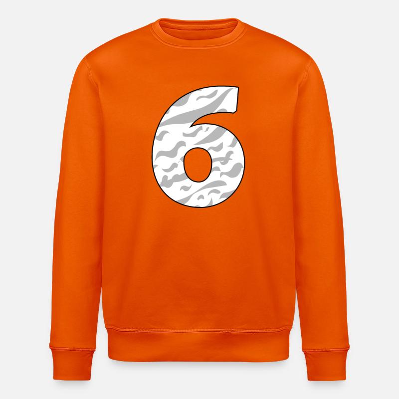Sechs - 6 - Stanley/Stella Unisex Bio-Sweatshirt ROLLER - Tieforange