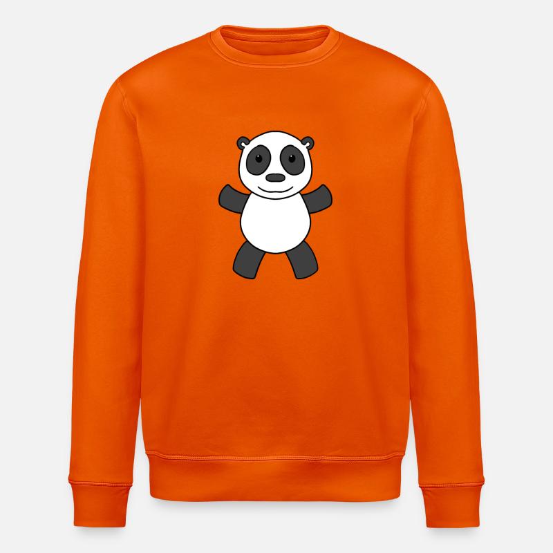 Panda Ours Mignon - Sweat bio ROLLER Stanley/Stella Unisexe - orange profond