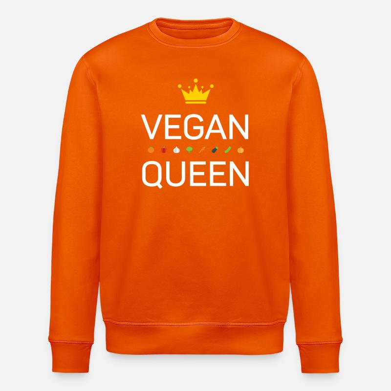 Végétalien - Sweat bio ROLLER Stanley/Stella Unisexe - orange profond