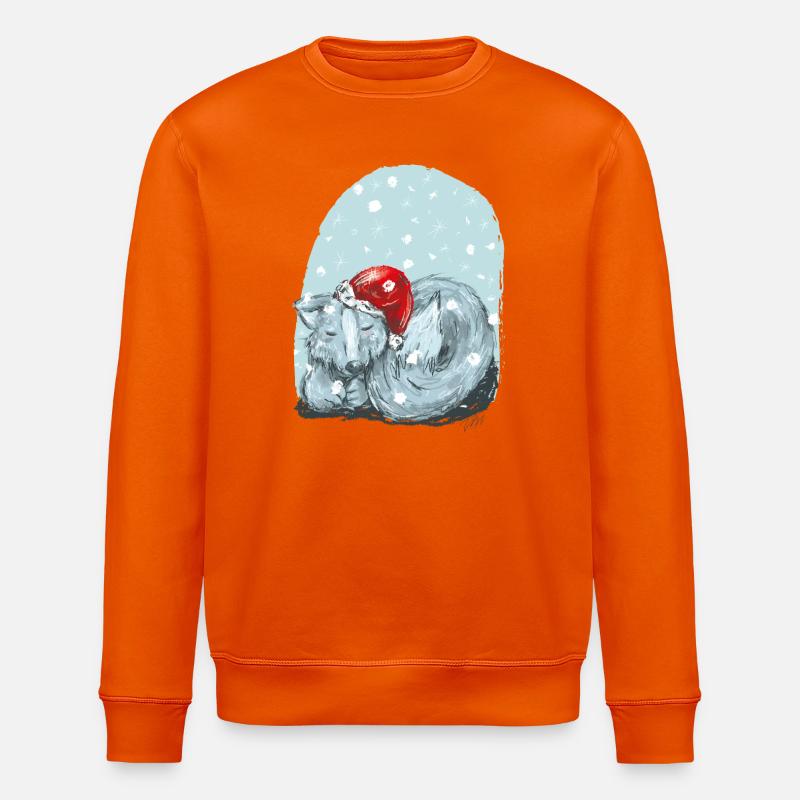 Winterwolf - Stanley/Stella Unisex Bio-Sweatshirt ROLLER - Tieforange