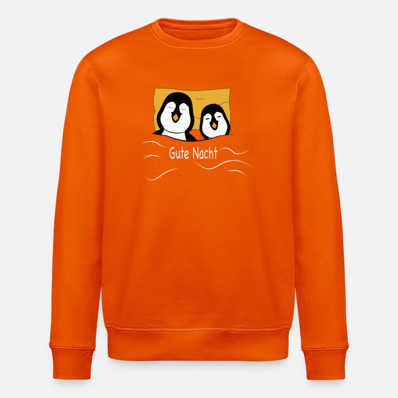 Müde Pinguine - Stanley/Stella Unisex Bio-Sweatshirt ROLLER - Tieforange