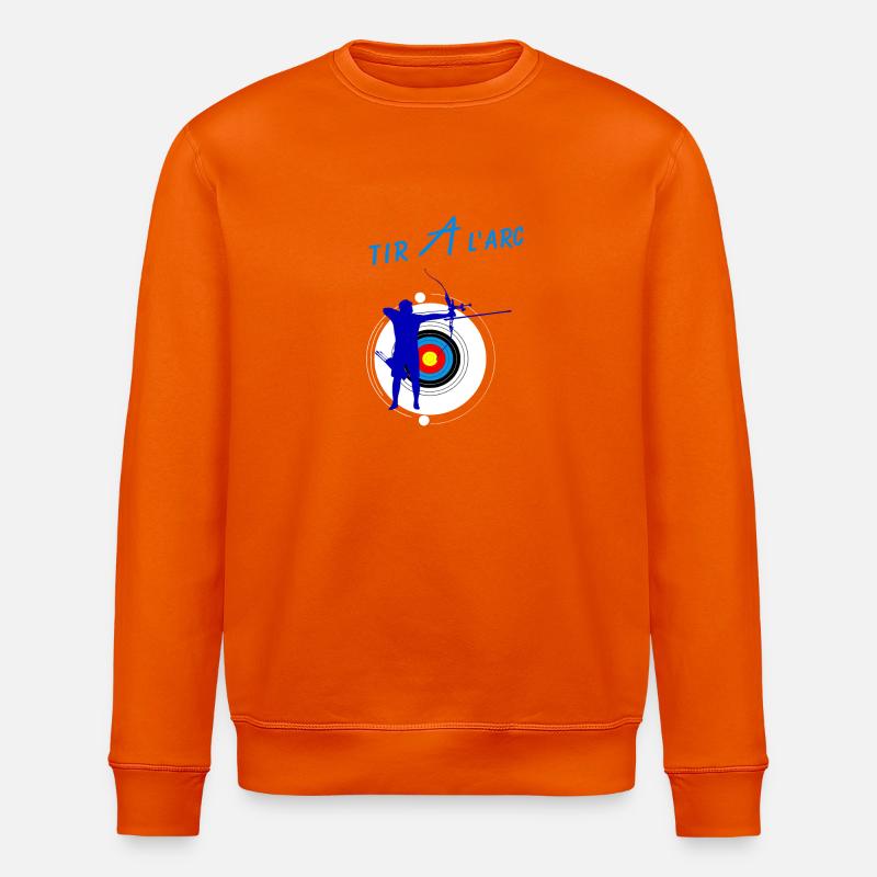 Bogenschießen - Stanley/Stella Unisex Bio-Sweatshirt ROLLER - Tieforange