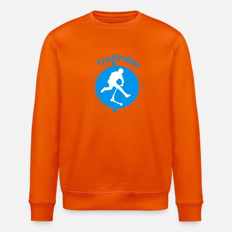 Trotirider - Stanley/Stella Unisex Bio-Sweatshirt ROLLER - Tieforange