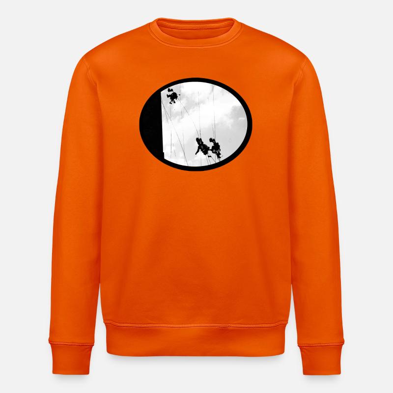 Construction worker - Stanley/Stella ROLLER Unisex Organic Sweatshirt - bright orange