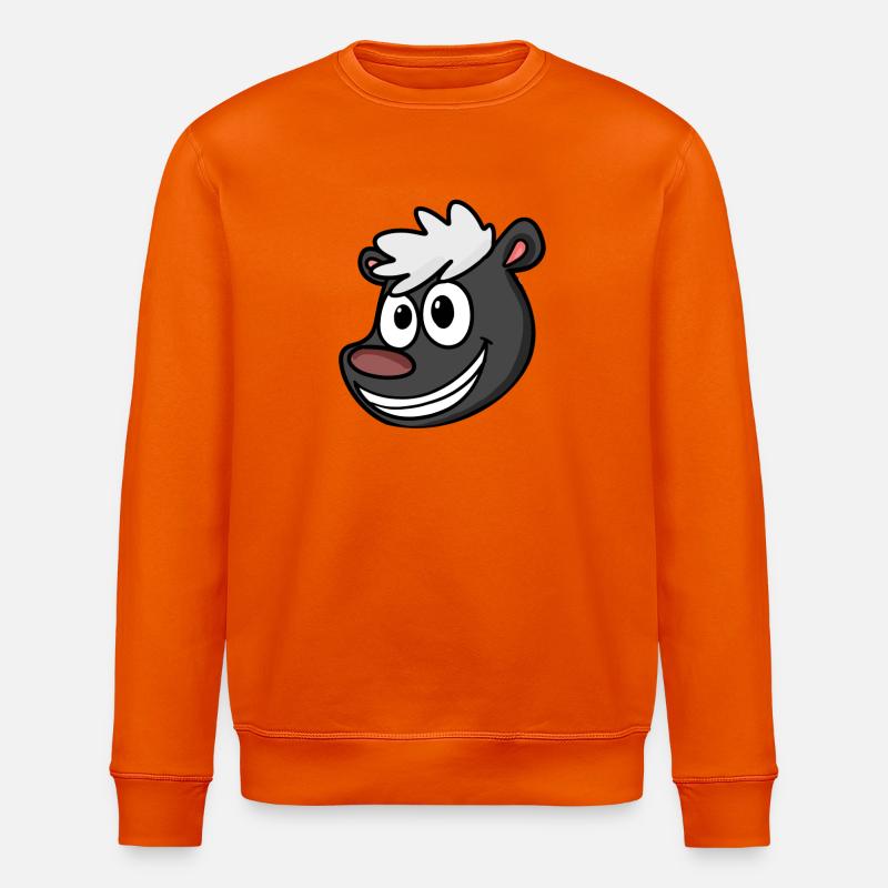 Mouffette - Sweat bio ROLLER Stanley/Stella Unisexe - orange profond