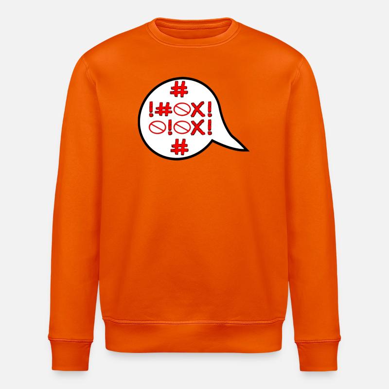 VERBOTEN - WÜTEND WUT - EMOTIONEN - Stanley/Stella Unisex Bio-Sweatshirt ROLLER - Tieforange