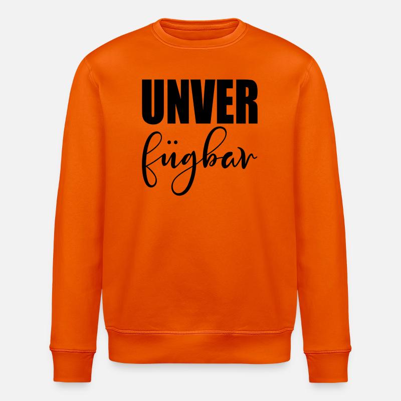 SCHRIFTZUG UNVERFÜGBAR - STATUS - Stanley/Stella Unisex Bio-Sweatshirt ROLLER - Tieforange