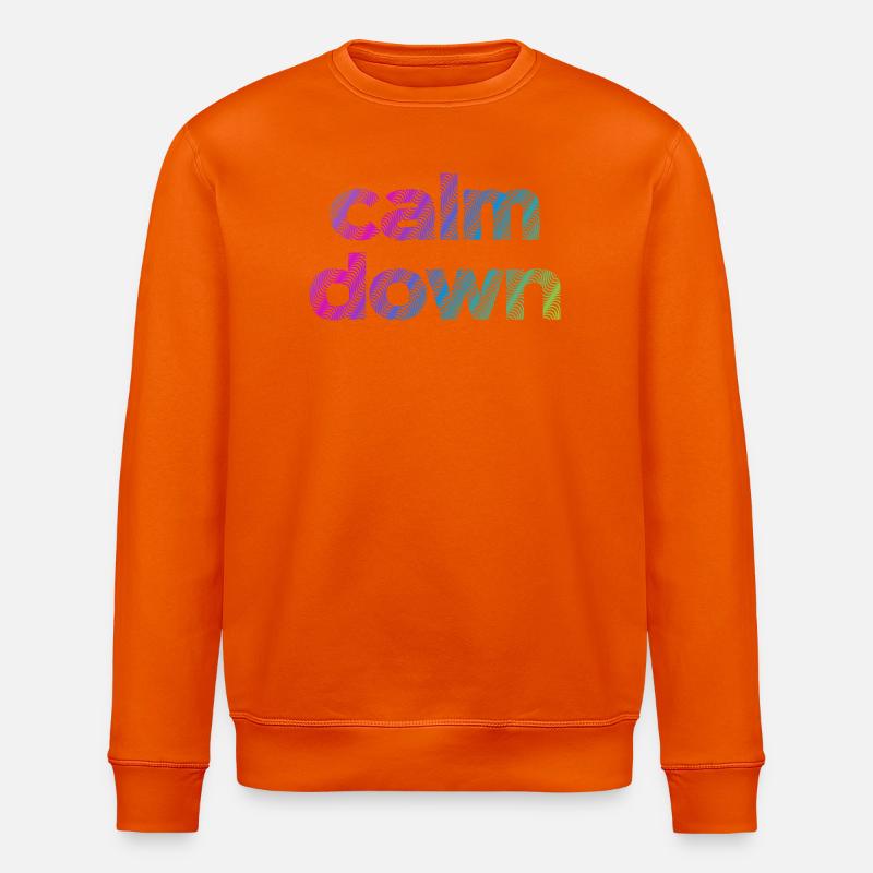 calmDown - Stanley/Stella Unisex Bio-Sweatshirt ROLLER - Tieforange