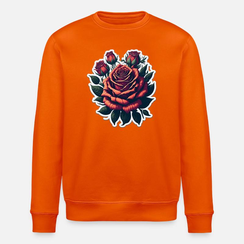 Rose - Stanley/Stella Unisex Bio-Sweatshirt ROLLER - Tieforange