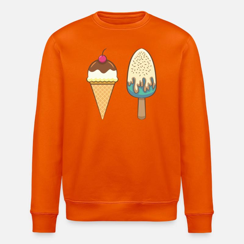 Eis - Stanley/Stella Unisex Bio-Sweatshirt ROLLER - Tieforange