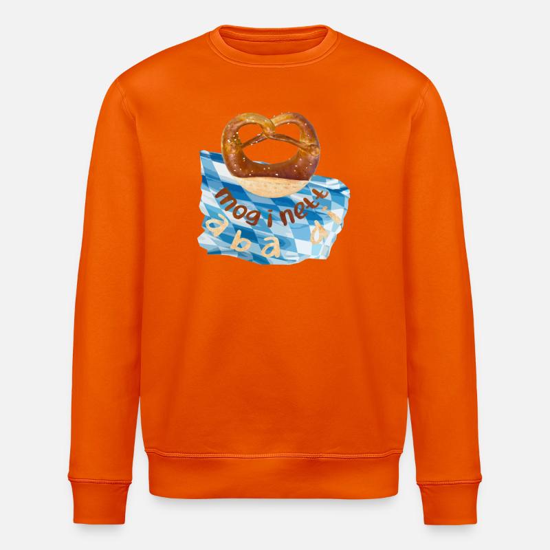 Wiesen Brezel - Stanley/Stella Unisex Bio-Sweatshirt ROLLER - Tieforange