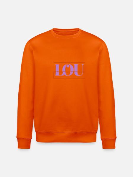 Lou - Sweat bio ROLLER Stanley/Stella Unisexe - orange profond