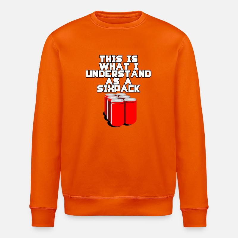 Sixpack - Stanley/Stella Unisex Bio-Sweatshirt ROLLER - Tieforange