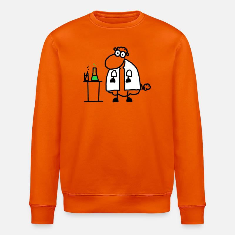 Chemieschaf - Stanley/Stella Unisex Bio-Sweatshirt ROLLER - Tieforange
