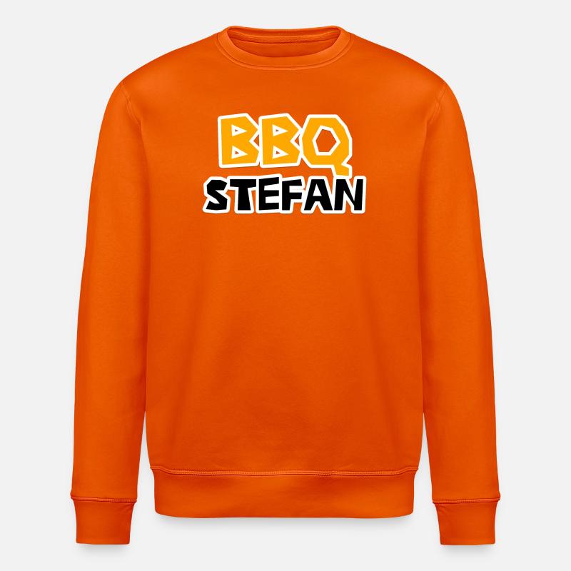 STEFAN BBQ Designer - Stanley/Stella Unisex Bio-Sweatshirt ROLLER - Tieforange