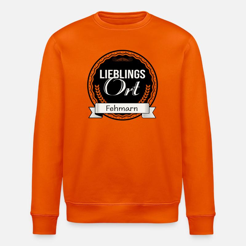 Lieblingsort Fehmarn - Stanley/Stella Unisex Bio-Sweatshirt ROLLER - Tieforange