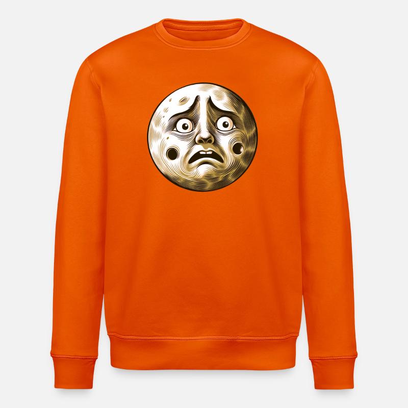 Lune nerveuse - Sweat bio ROLLER Stanley/Stella Unisexe - orange profond
