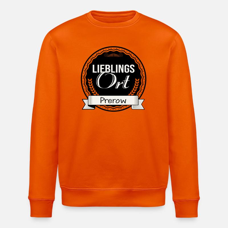 Lieblingsort Prerow - Stanley/Stella Unisex Bio-Sweatshirt ROLLER - Tieforange
