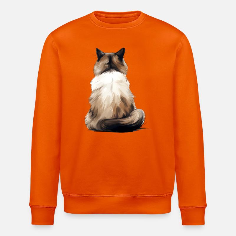 Burman - Stanley/Stella Unisex Bio-Sweatshirt ROLLER - Tieforange