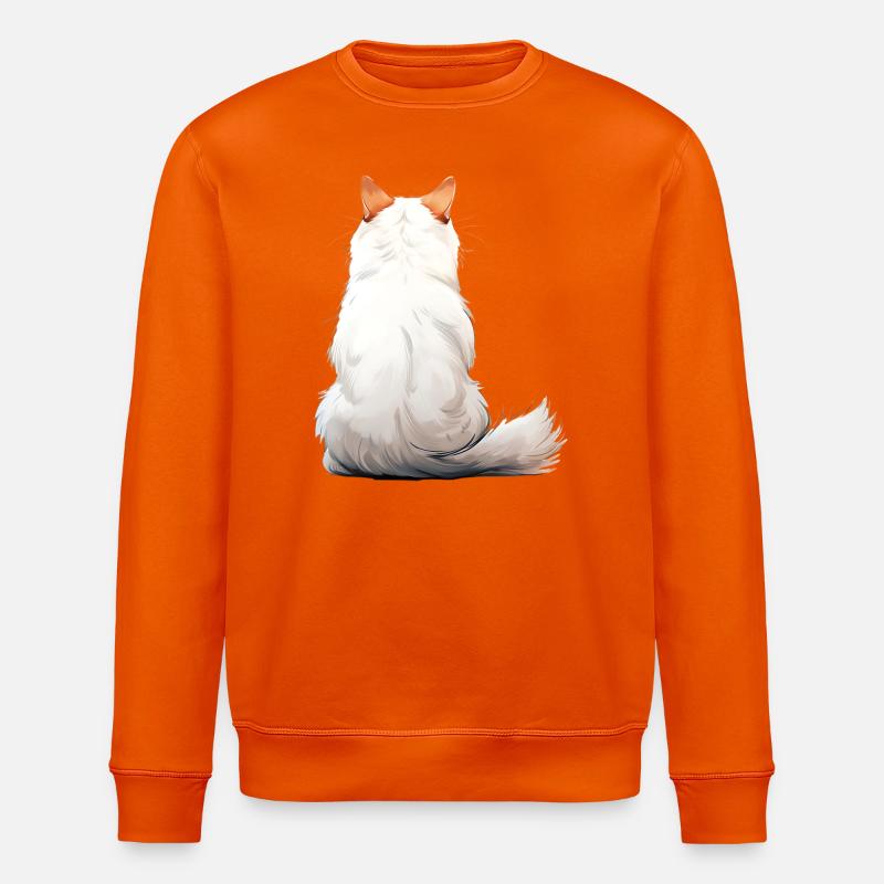 Türkischer Van - Stanley/Stella Unisex Bio-Sweatshirt ROLLER - Tieforange