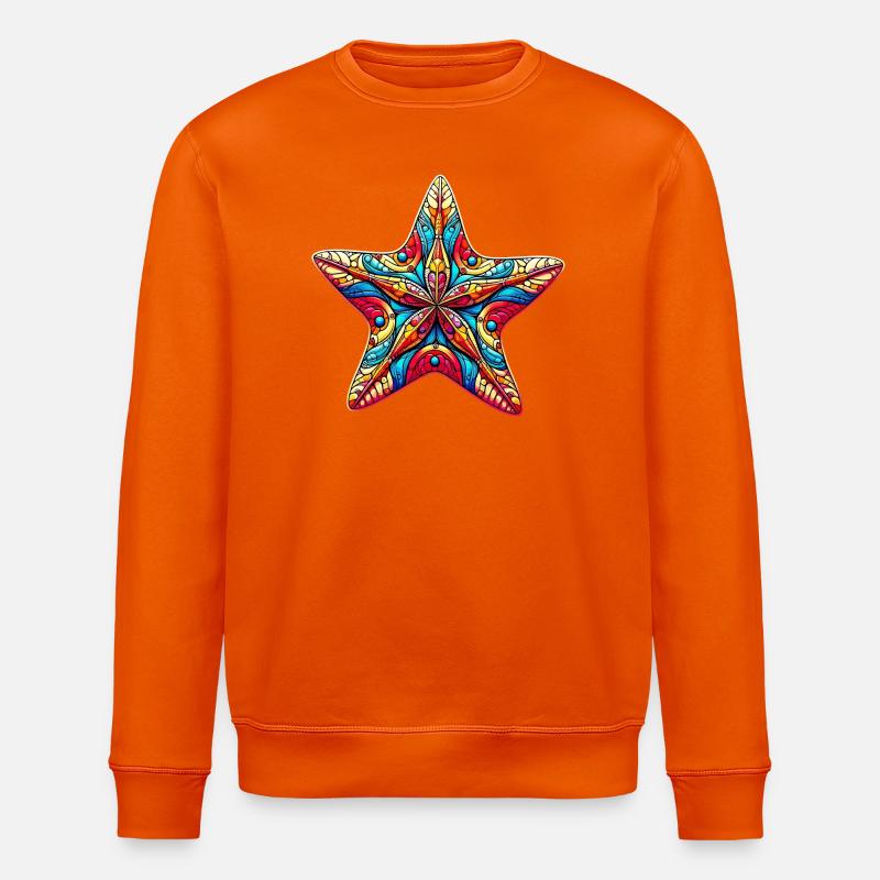 Seestern - Stanley/Stella Unisex Bio-Sweatshirt ROLLER - Tieforange