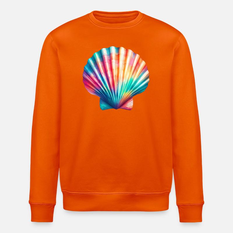 Jakobsmuschel-Schale - Stanley/Stella Unisex Bio-Sweatshirt ROLLER - Tieforange