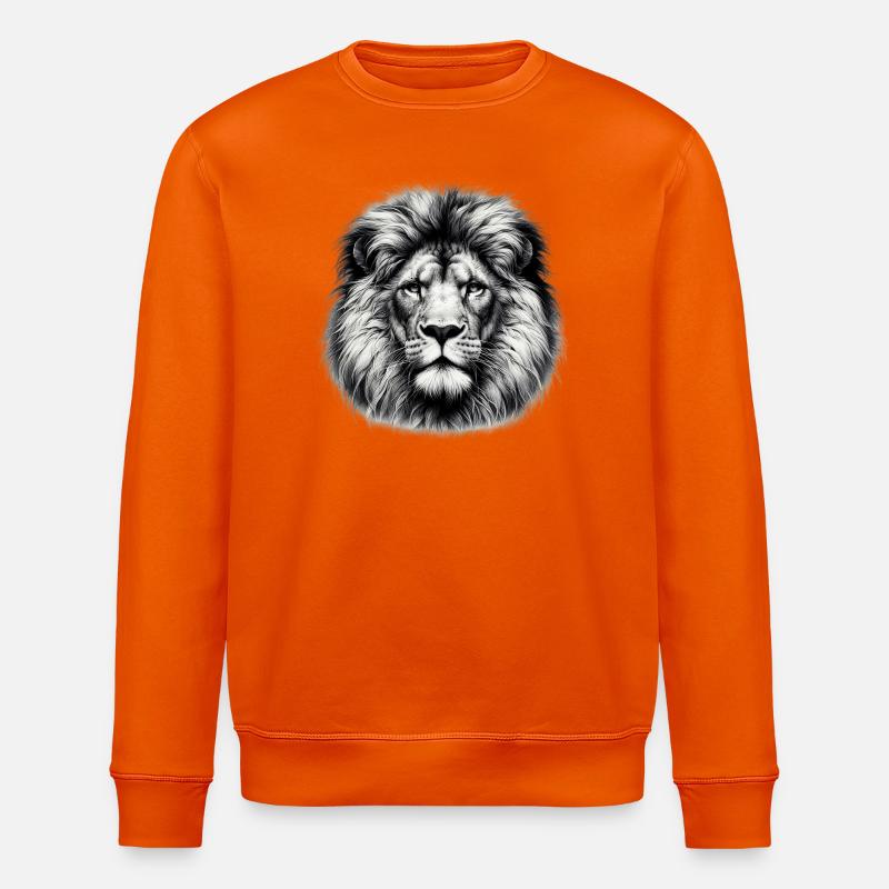 Lion - Sweat bio ROLLER Stanley/Stella Unisexe - orange profond