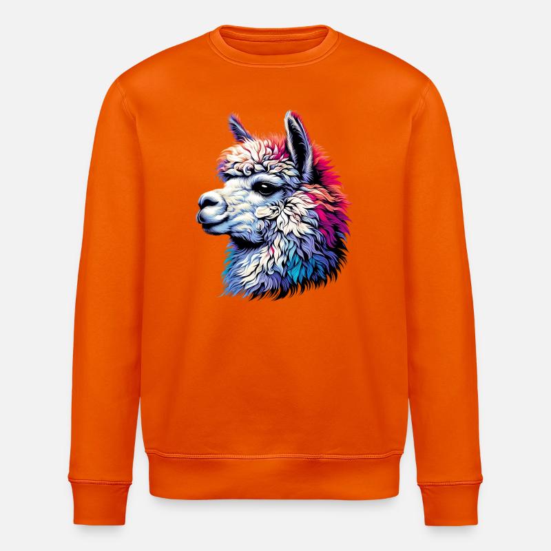 Alpaka - Stanley/Stella Unisex Bio-Sweatshirt ROLLER - Tieforange