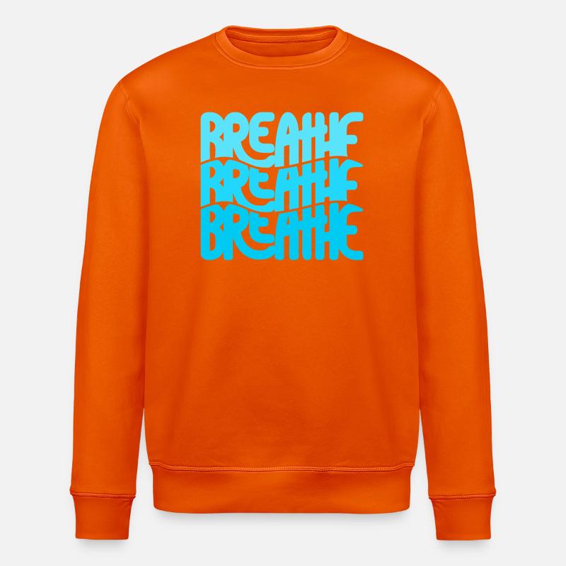 Respira - Stanley/Stella ROLLER Unisex Organic Sweatshirt - bright orange