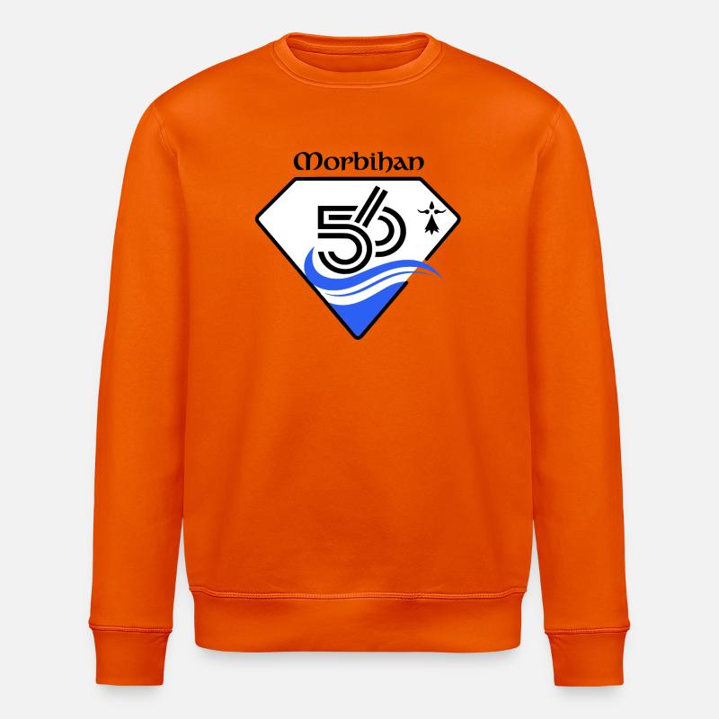 Morbihan - Stanley/Stella Unisex Bio-Sweatshirt ROLLER - Tieforange