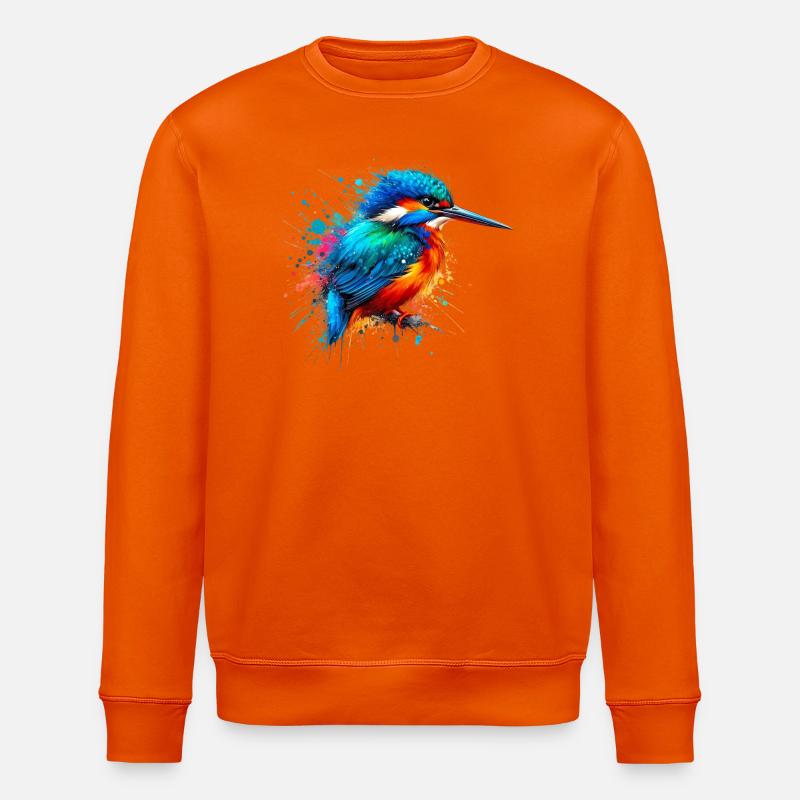 Eisvogel - Stanley/Stella Unisex Bio-Sweatshirt ROLLER - Tieforange