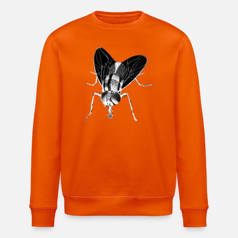 Fliege - Insekt - Stanley/Stella Unisex Bio-Sweatshirt ROLLER - Tieforange