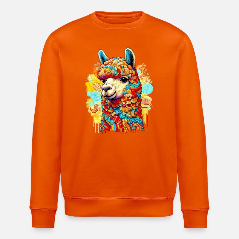 Alpaka - Stanley/Stella Unisex Bio-Sweatshirt ROLLER - Tieforange
