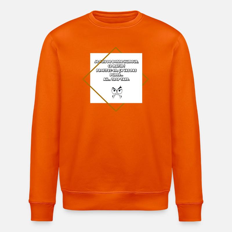 Milz - Stanley/Stella Unisex Bio-Sweatshirt ROLLER - Tieforange