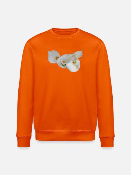 WEISSE CALLAS - Stanley/Stella Unisex Bio-Sweatshirt ROLLER - Tieforange
